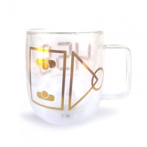 Stor Double Wall Glass Squid Game Mug 290 ml