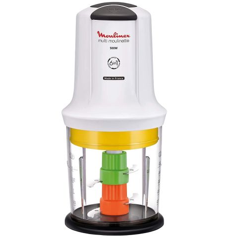 مفرمة اللحم والخضروات Moulinette 500 مل 500 واط – أبيض من Moulinex