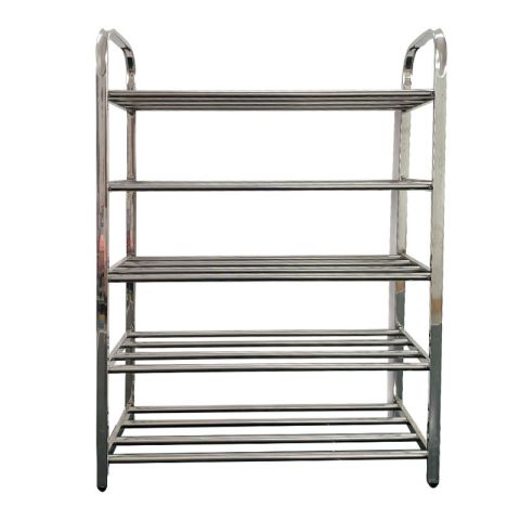 Stainless Steel Multilayer Folding Shoe Rack for Shoes 12/ 20 Pair Capacity