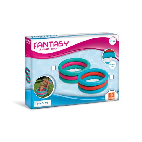 Mondo Colorful 3-Ring 64cm Baby Pool