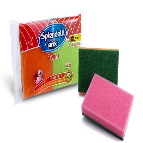 Arix Synthetic Sponge Scrourer (L) 2 Pcs