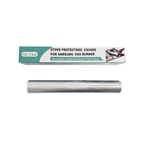 Mr. Chef Stove Protector Double Openings Silver 