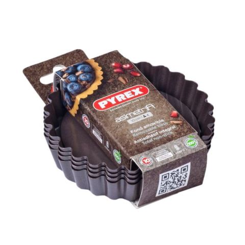 بايركس قوالب تارت 4 قطع 10 cm 