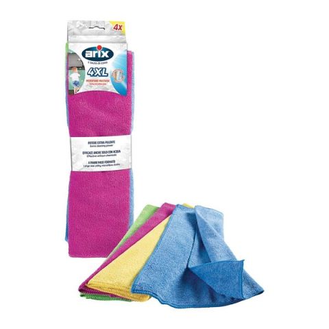 Arix Multi-Use Microfibre Cloth 36 x 38 cm - 4 Pcs