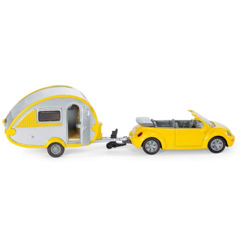 SIKU DIE CAST CAR WITH TRAILER CARAVAN 