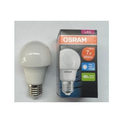 OSRAM LED ECO CLASSIC A 7W E27 6500 K WARM WHITE