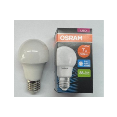 AC452800255 OSRAM LED ECO CLASSIC A 7W E27 WARM WHITE (3000K) 5- PACK PROMO