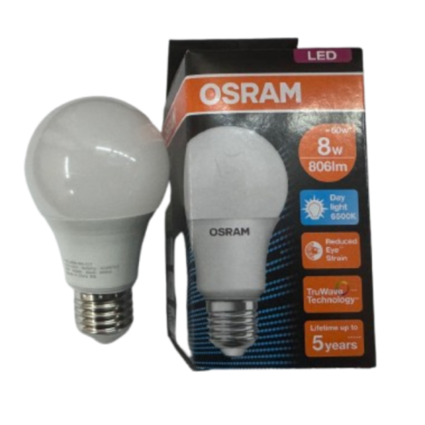 AC587030655 OSRAM LED VALUE A60 8W E27 DAYLIGHT FROSTED (6500K) 5- PACK PROMO