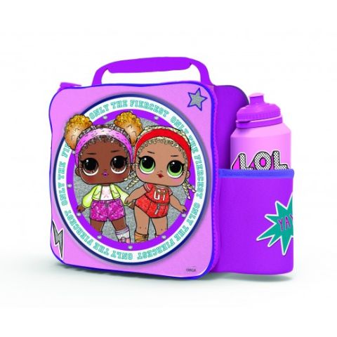STOR CHARACTER 3D INSULATED BAG + BOTTLE LOL SURPRISE
