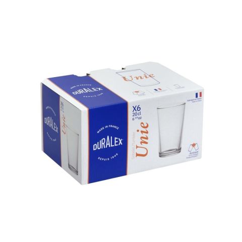 Duralex Tumbler Unie Glass 6 Pcs Set