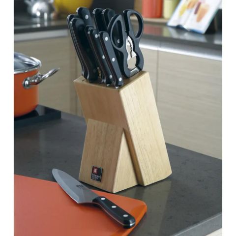 Amefa RS Cucina 6 pcs Knife Set in Wooden Block 