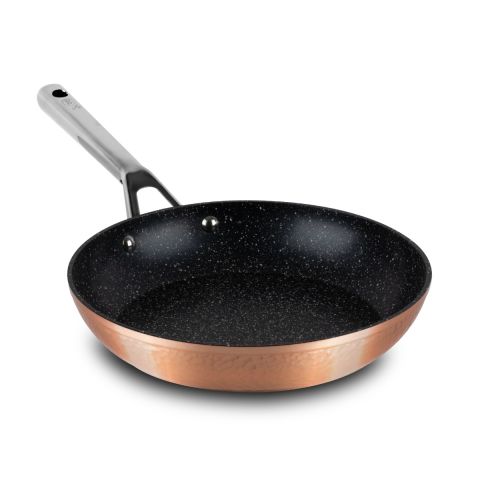 Berlinger Haus Hammered Frypan With Stainless Steel Handle COPPER COLOR