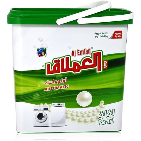 Al Emlaq Powder Detergent Automatic 5 Kg - Pearl - Bucket 