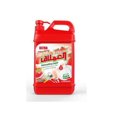 Al Emlaq Ultra Dishwashing Liquid 1800 Ml - Stawberry