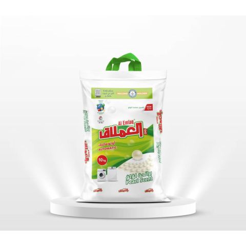 Al Emlaq Laundry Powder Automatic 10 Kg - Pearl - Bag