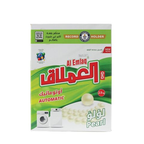 Al Emlaq Powder Detergent Automatic 2.5 Kg - Pearl - Box