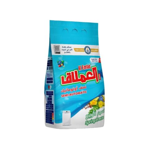 Al Emlaq Laundry Powder Semi-automatic 10 kg - Spring Breeze - Bag