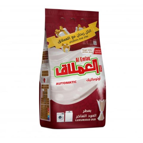 Al Emlaq Laundry Powder Automatic 3 kg - Oud - Bag