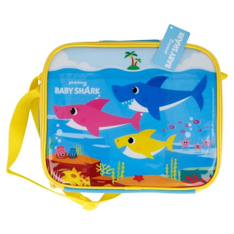  Stor Rectangular Insulated Bag with Strap Baby Shark
