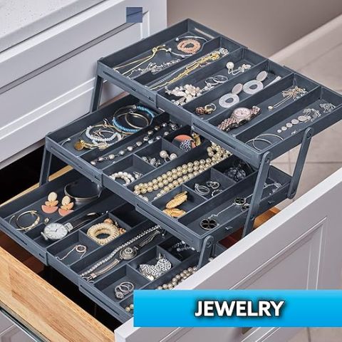 Smart Expandable 3-Tier Multi Purpose Drawer Organizer