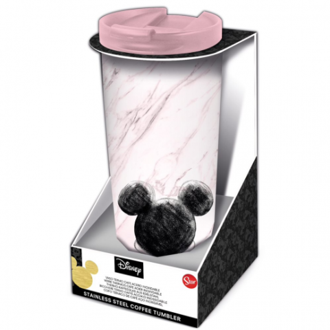 ستور - كوب مشروبات معزول من الستانلس ستيل بتصميم ميكي ماوس 425 مل