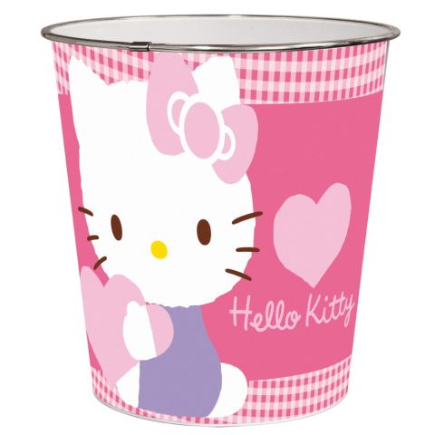 STOR HELLO KITTY DUSTBIN 25.5X 24X 24 CM