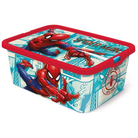 STOR SPIDERMAN CLICK CLOTH STORAGE 13 LTR