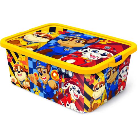STOR Paw Patrol Boy Click Storage Box 13 LTR