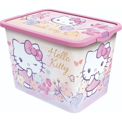 STOR HELLO KITTY CLICK STORAGE BOX 23 LTR