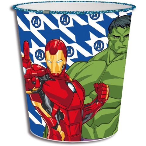 STOR AVENGERS DUSTBIN 25.5X 24X 24 CM