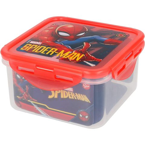 STOR Square Spider-Man Food Container 730 ML 