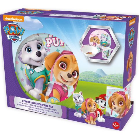 STOR PAW PATROL CERAMIC 3 PCS SNACK SET