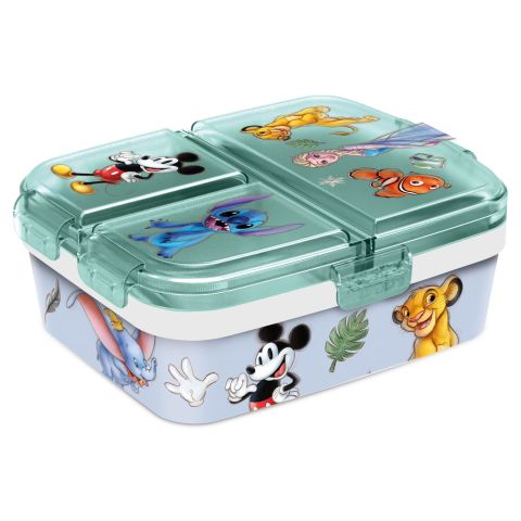 STOR XL MULTI COMPARTMENT RECTANGULAR SANDWICH BOX DISNEY 100