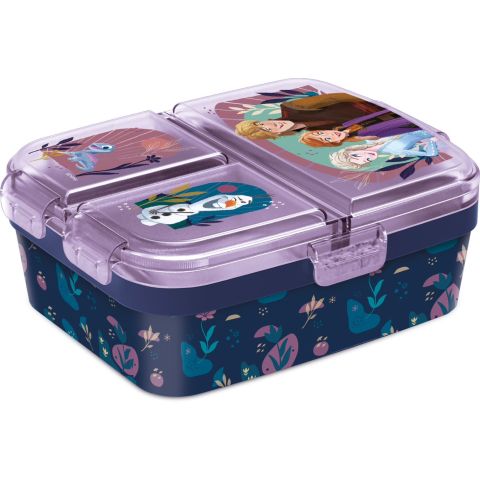 STOR XL MULTI COMPARTMENT RECTANGULAR SANDWICH BOX FROZEN TRUST THE JOURNEY