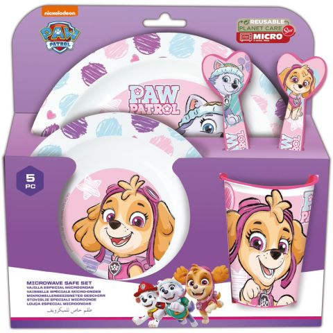 Stor 5 Pcs Kids Micro Set Paw Patrol Girl Sketch Essence