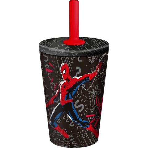 STOR SPIDERMAN INSULATED STAINLESS STEEL DRINK TUMBLER 360 ML