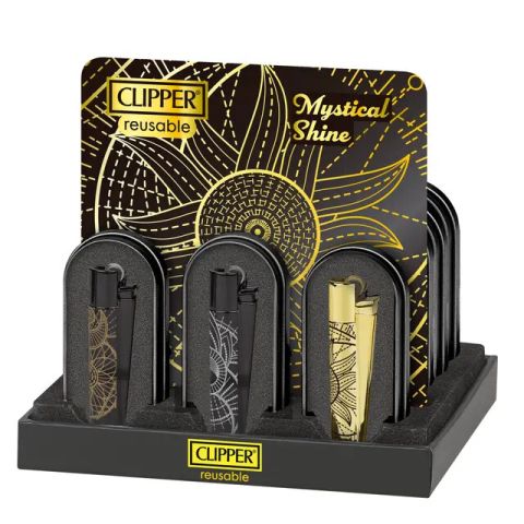 CLIPPER LIGHTER CMP11R ASST WITH META CASE