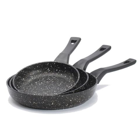 Saflon Granite Frypan 3 Pcs Set 20+24+28Cm