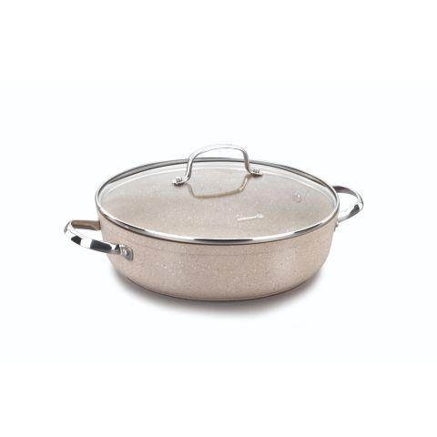 KORKMAZ GRANITA LOW CASSEROLE 26X7 CM / 3.5 LT