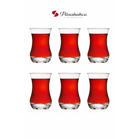 PASABAHCE TEA GLASS SYLVANA 6 PCS SET 110 ML