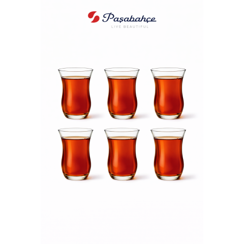 PASABAHCE TEA GLASS 6 PCS SET 95 ML