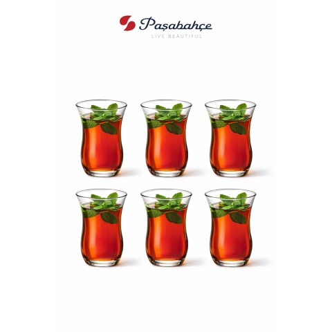 PASABAHCE TEA GLASS CIHANGIR 6 PCS SET 95 ML