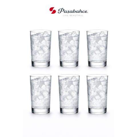 PASABAHCE CARRE TUMBLER 305 ML 6 PCS SET