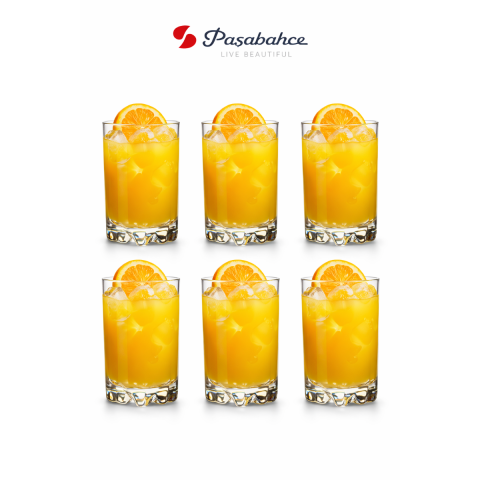 PASABAHCE SYLVANA TUMBLER 385 ML 6 PCS SET