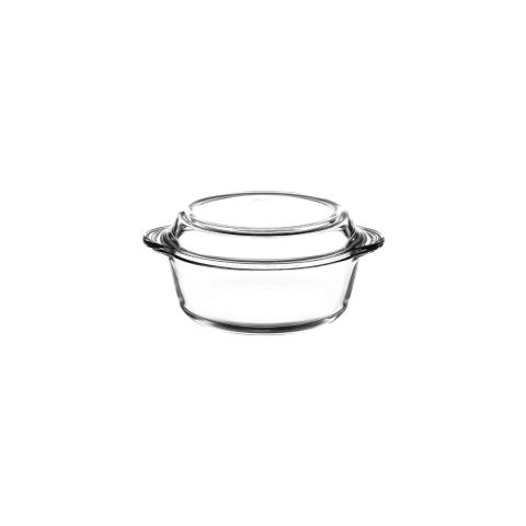 BORCAM ROUND CASSEROLE WITH LID 1000 ML