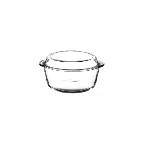 BORCAM ROUND CASSEROLE WITH LID 3000 ML