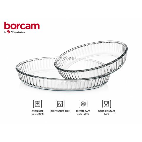 Borcam 2-Piece Oval Set 1720 ml + 2950 ml