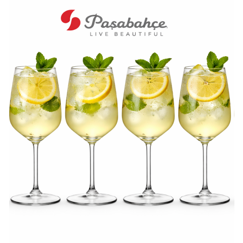 باشا بهجة طقم كاسات عصير 350 مل 6 قطع