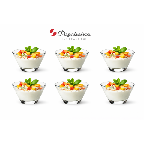 PASABAHCE VENEZIA BOWLS 415 ML 6 PCS SET