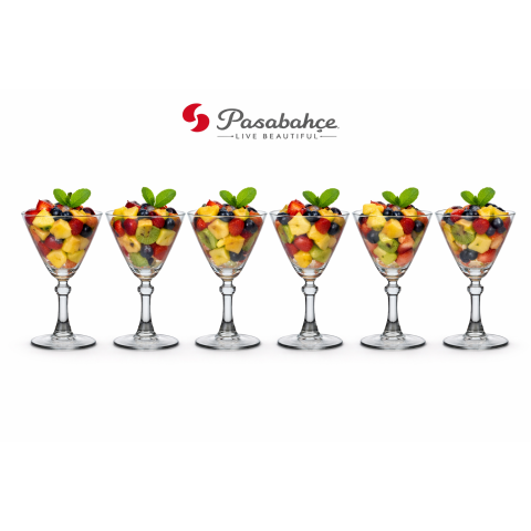 PASABAHCE DIAMOND STEMWARE 238 ML 6 PCS SET